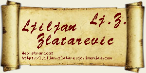 Ljiljan Zlatarević vizit kartica